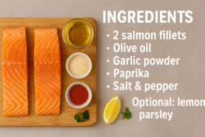 Air Fryer Salmon Ingredients